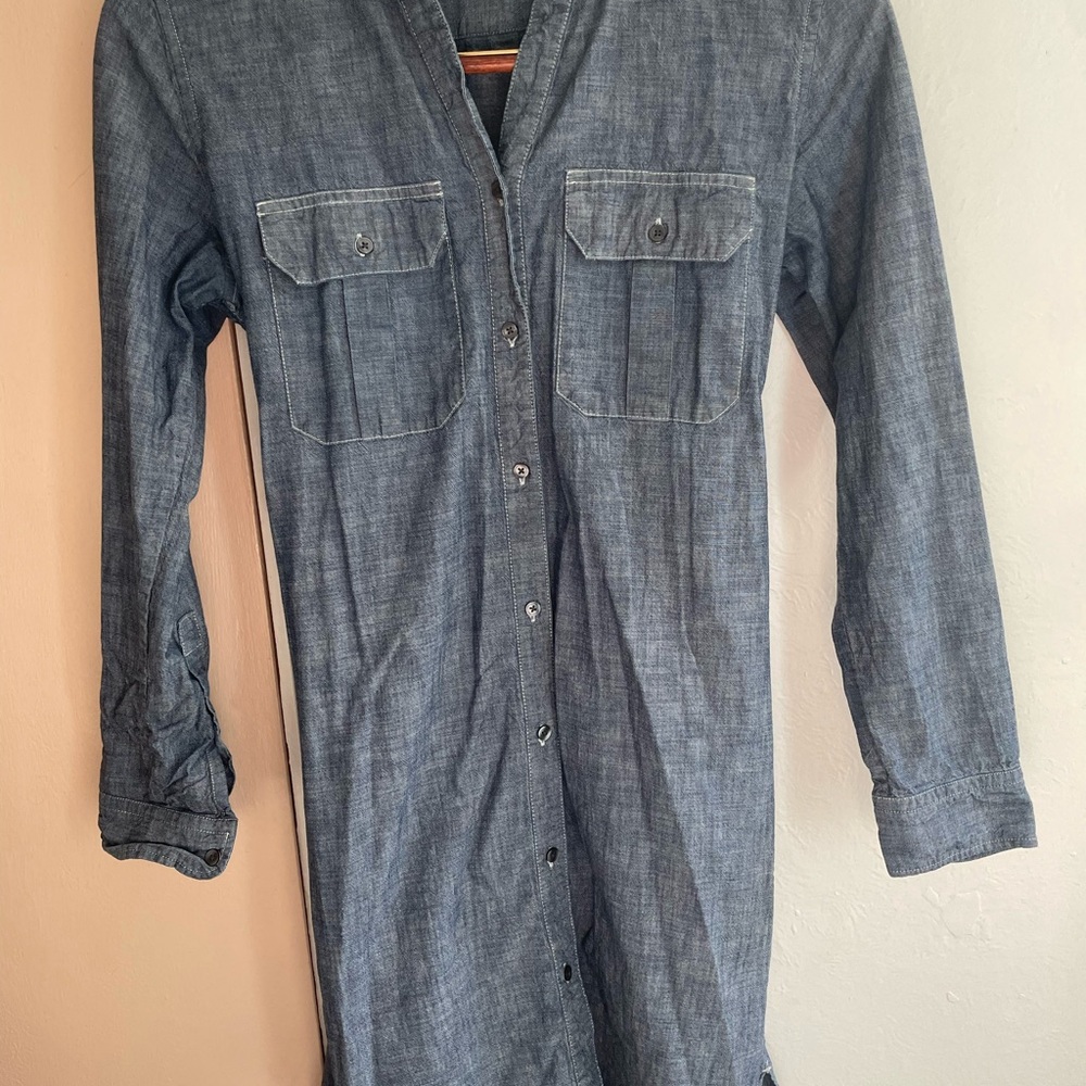 GAP Chambray Shirt Dress